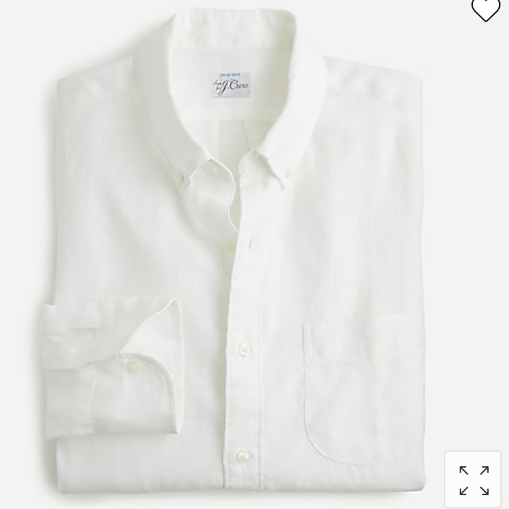 NEW GREEN JCREW Baird McNutt Irish linen shirt
Item BE554